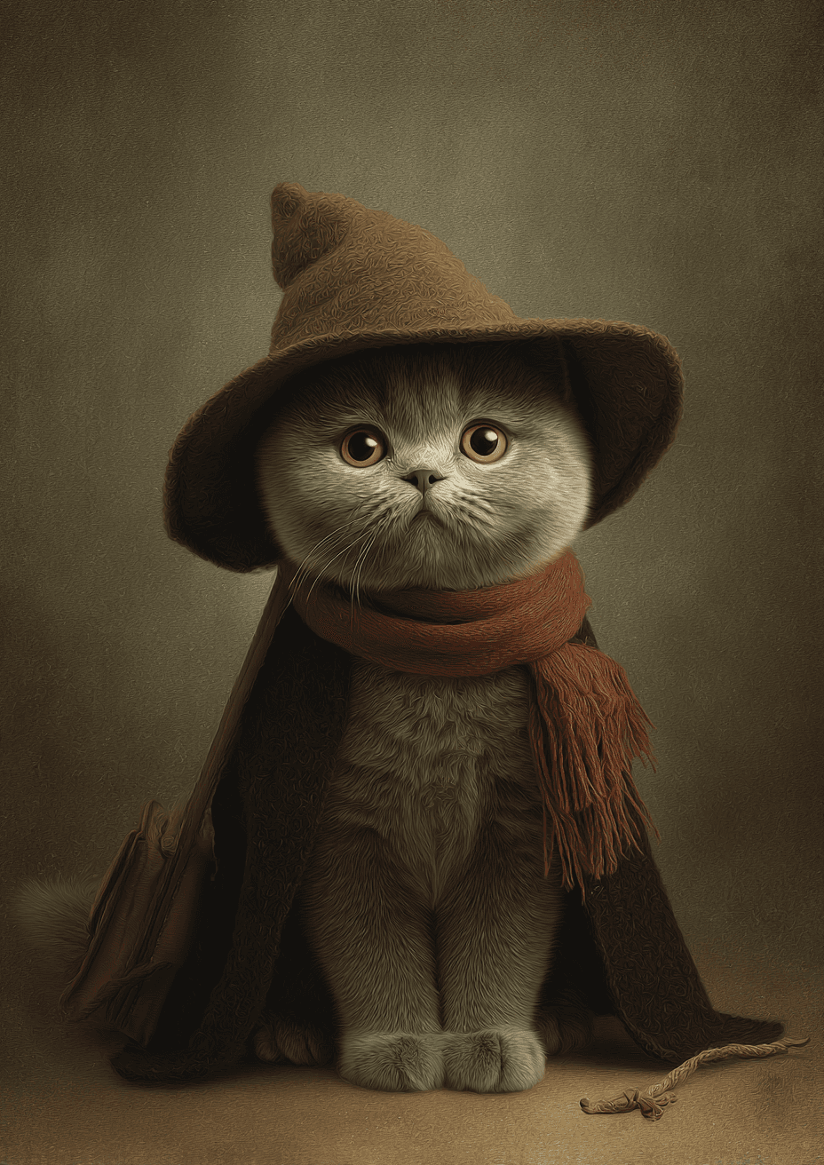 British Shorthair Cat Art - Original